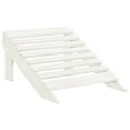 thumbnail image 3 of vidaXL Patio Adirondack Chair with Ottoman&Table Solid Fir Wood White, 3 of 12