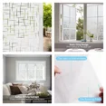 thumbnail image 5 of Window Privacy Film Frosted Glass Window Film Static Cling UV Blocking Removable Window Clings Opaque Window Stickers for Home, 5 of 10