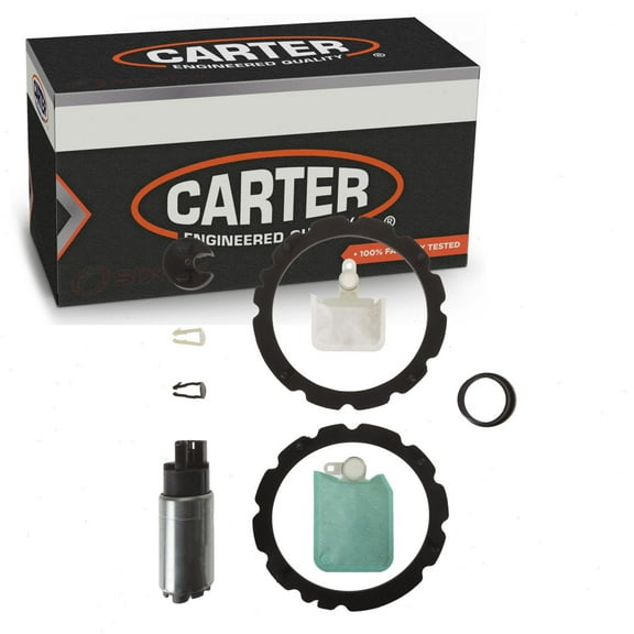 Carter Fuel Pump & Strainer Set compatible with Ford Mustang 3.8L 3.9L 4.6L V6 V8 1998-2004