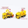 thumbnail image 4 of 4 Pack Pull Back Cars, Friction Powered Toy Vehicles Construction Set - Dump Truck Crane for Toddlers Boys Girls Gift, 4 of 7