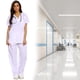 thumbnail image 5 of Conjuntos de uniforme médico para mujer Uniformes médicos de seis bolsillos (cuello en V con pantalón cargo), 5 of 5