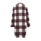 thumbnail image 5 of ICHUANYI Clearance Women Fashion Button Plush Tops Plaid Print Loose Cardigan With Pocket Coat Jacket(Brown, M) ICHUANYI WER2023081010162, 5 of 5