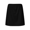 thumbnail image 5 of vigerkar Skorts for Women Dressy Casual Plus Size High Waist Skirt with Shorts Underneath Skorts Tummy Control with Pockets Black, XXL, 5 of 6