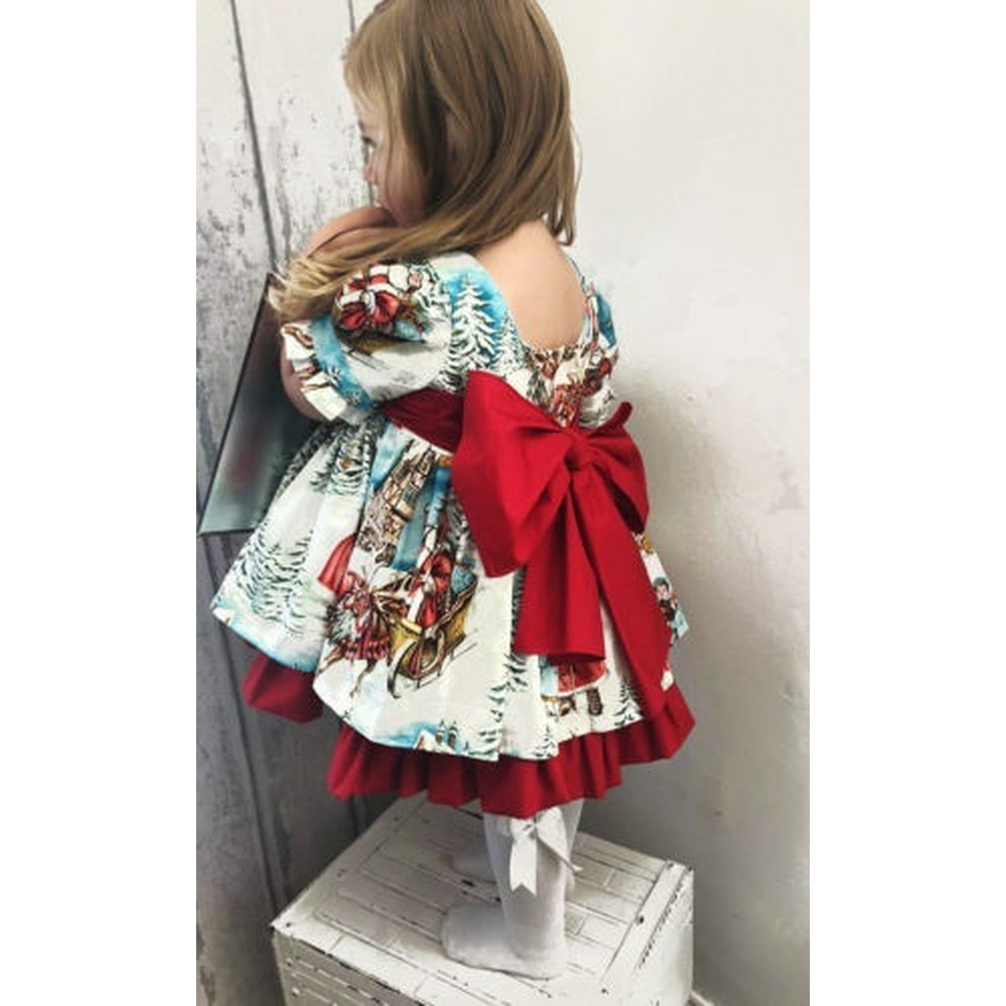 Girls christmas dress walmart 2025