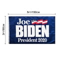 thumbnail image 4 of Joe Biden Democratic Party Presidential Banner Blue Single-Sided Flag Banner 3'x5' DuraLite® 68D Nylon, 4 of 4