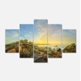 thumbnail image 2 of Beautiful Romantic Beach Sunrise - Landscape Artwork Canvas, 2 of 3