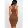 thumbnail image 3 of Split Neck Mini Tank Bodycon Dress, 3 of 10