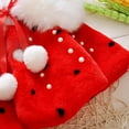 thumbnail image 6 of Odeerbi Toddler Winter Coat Kids Girls Outerwear Jackets Autumn Baby Polka Dot Pearl Decoration Plush Warm Cotton Coat Red, 6 of 9