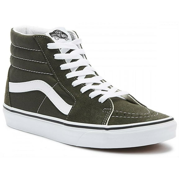 VANS U SK8-HI UNISEX SNEAKERS - FOREST NIGHT/TRUE WHITE / Men 13
