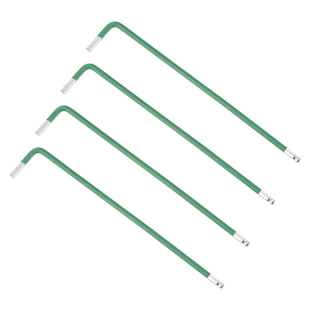 Unique Bargains Clé Hexagonale à Bille 2,5 mm, Outil de Réparation en Acier en Forme de L, Lot de 4