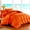 Orange01, variant on 3pcs King Solid Color Quilt Set