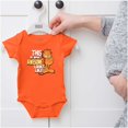 thumbnail image 5 of Awesome Looks Like Garfield Cartoon Romper Boys or Girls Infant Baby Brisco Brands 24M, 5 of 6