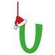 thumbnail image 1 of Christmas Acrylic Letters Christmas Letter Ornaments Acrylic Decorations Hanging Christmas Tree Ornaments, 1 of 2
