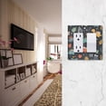 thumbnail image 5 of Yayeee Rocker Switch Wall Plate 3-Gang 6.5"x4.6" Home Decorative Outlet Cover, Cute Dinosaur, 5 of 6