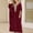Red, variant on Plus Size Women's Swimwear Cover Ups Long Flare Sleeve V-Neck Long Robe Loose Beach Floral Printed Long Maxi Dress