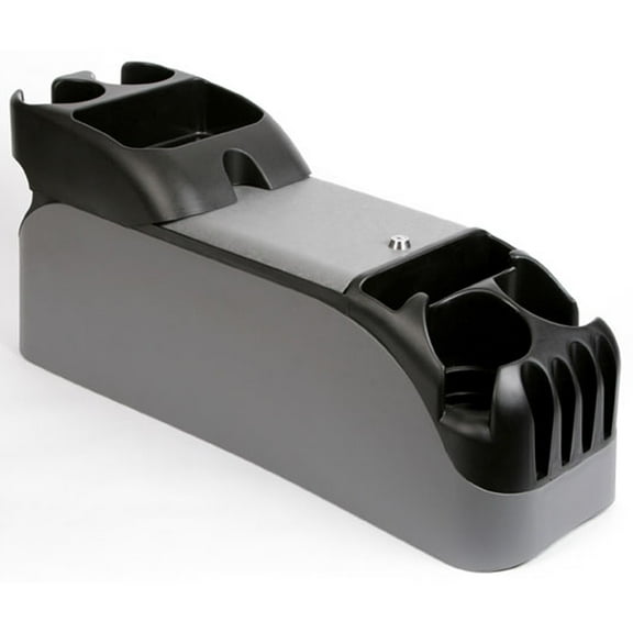 TSI Texas Saddlebags 54215 Gray Clutter Catcher Minivan and Truck Floor Console