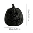 thumbnail image 3 of Halloween Woven Pumpkin Decoration, 9.8 inch Handwoven Pumpkin Storage Basket, Halloween Decor Indoor for Halloween Fall Autumn Thanksgiving Table Mantel Party Home Office Decoration, 3 of 8