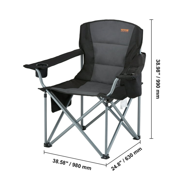 BENTISM Heavy Duty Portable Camping Chair with Cup Holder Carry Bag Walmart