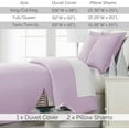thumbnail image 3 of Neutral Solid Color 3-Piece Duvet Cover Set by Southshore Fine Linens, 3 of 9