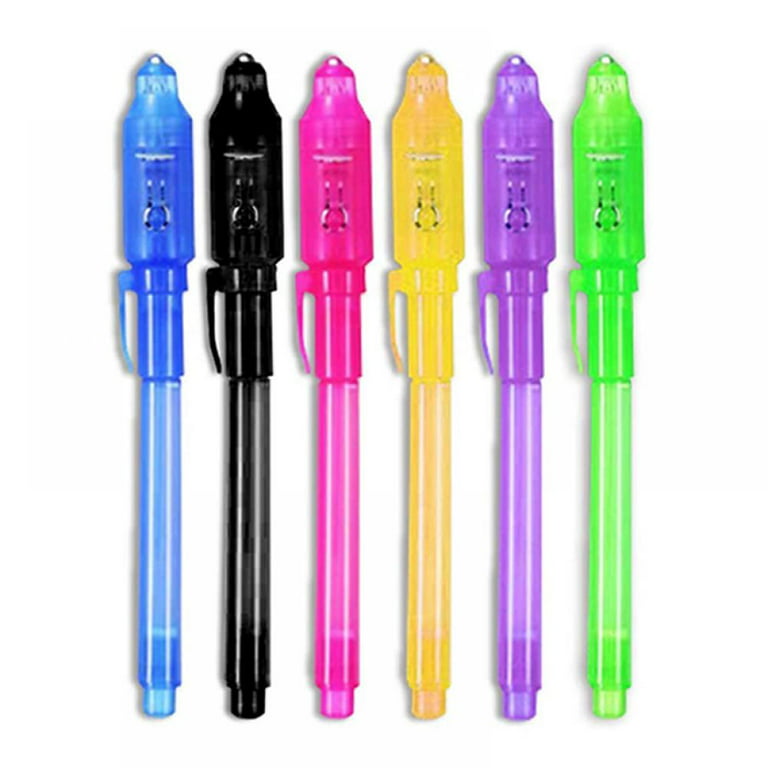 2 in 1 Luminous Light Invisible Ink Pen UV Kids Drawing Magic Pens (Green)  