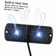 thumbnail image 5 of 4PCS 12 Strobe LED Amber Hazard Beacon Emergency Flashing Side Marker Light Bars Warning Signal Towing Truck Flashing Lamp, 5 of 5