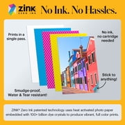Kodak Step Slim Mobile Color Instant Photo Printer 2x3” (White), Compatible with iOS and Android