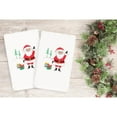 thumbnail image 7 of Linum Home Textiles Christmas Santa Waving Embroidered Turkish Cotton Hand Towel - Set of 2, 7 of 7