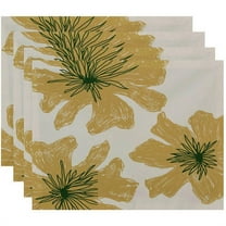Simply Daisy 18" x 14" Floral Print Placemats, Set of 4