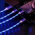 thumbnail image 2 of GJX Charging Cords Flowing Led Light Effect Phone Charger Cord Perfect Compatibility Charging Cord,Blue, 2 of 3