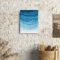 thumbnail image 4 of Bible Verse Canvas Print Decor Mightier Than the Waves Psalm 93:4 Wall Painting Posters Blue Artwork 12”X15”Home Office Decoration (Framed), 4 of 6