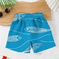 thumbnail image 5 of Virmaxy Hawaiian Print Quick Dry Beach Shorts Lightweight Elastic Waist Swim Trunks with Pockets for Outdoor Beach Pool Surfing, for 4-15Y, 5 of 7