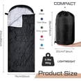 thumbnail image 2 of 10 Packs Sleeping Bags Bulk for Adults Homeless Sleeping Bag Liner  Cold Weather for Charity Homeless Camping Hiking Backpacking Outdoor Activities, 2 of 6