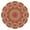Mandala039, variant on 44in Round Tablecloth with Elastic Edge, Waterproof Fitted Table Cover for 36-44" Tables, Floral Theme Polyester Reusable Table Cloths Wipe Clean for Picnic, Dining, Outdoor Use and Party Decor