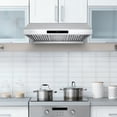 thumbnail image 6 of Hauslane|Chef Series PS10 30-inch Under Cabinet Range Hood | Stainless Steel | Delay Auto-Shut Feature | Bright LED Lights | 3 Speed Settings | Professional Suction, 6 of 11