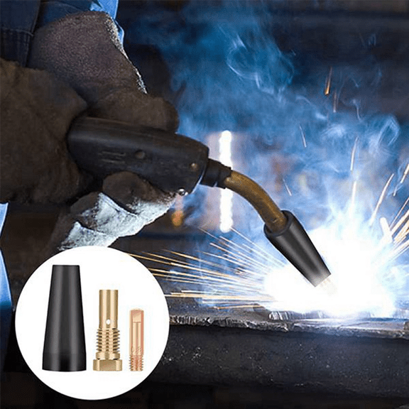 28Pcs/Set Gasless Nozzle Tips for FC90 Flux-Cored Wire Feed 0.8mm FC90 MIG Welder Welding Tools