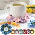 thumbnail image 4 of AYktou Crochet Flowers Coasters -Room Decor & Home Decor,Handmade Crochet Drink Coasters for Coffee Cups,Teacups,Mugs for Centerpiece Table Decorations, 4 of 9