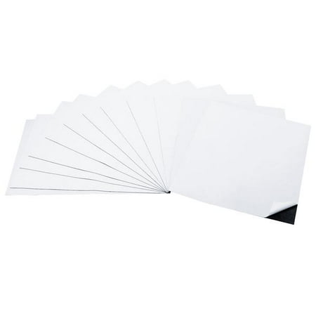 adhesive sheets magnetic flexible strong self inch pieces refrigerator magnet totalelement peel stick supplies