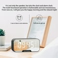 thumbnail image 4 of PPgejGEK Digital Clock with Bluetooth Speaker Alarm Clock with Alarms Mirror LED Display Bluetooth V5.0 TFCard & AUX Cable up to 45% off, 4 of 6