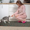 thumbnail image 3 of Moroccan Trellis Kitchen Mats - Set of 2, Floral Pattern, Non-Slip & Washable Kitchen Runner Rugs,Kitchen Rug for Dining Room, Hallway & Bathroom Beauty, 3 of 7