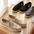 thumbnail image 3 of Summer Men's Slip-On Low-Top Casual Loafers, Simple Solid Color Shoes for Men Niche Business Style,, 3 of 9