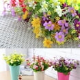 thumbnail image 3 of Flmtop 1 Bouquet 28 Heads Fake Daisy Artificial Silk Flower Home Wedding Decoration, 3 of 7