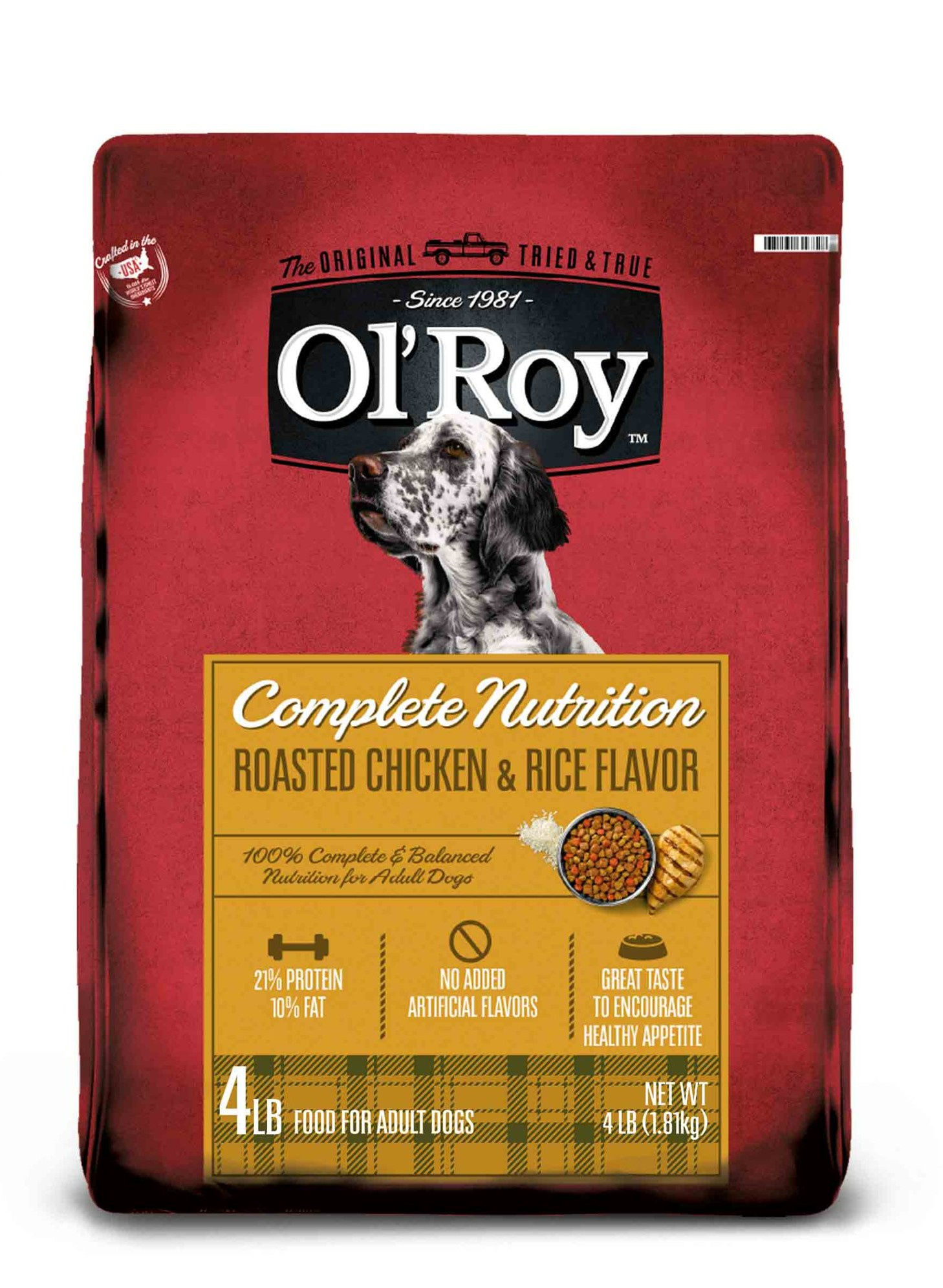 Ol' Roy Complete Nutrition Chicken Dry Dog Food, 4 lb
