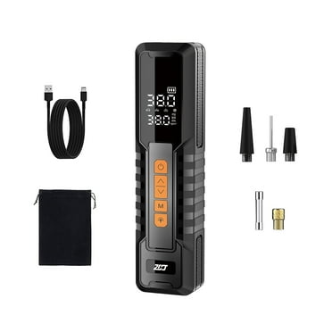 Tire Inflator Portable Air Compressor, tire air pump portable, 150 PSI Air Pump for Car Tires, 6000mAh Battery