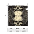 thumbnail image 4 of Wukai Gothic Winged Skull Mailbox Covers for Garden Outdoor Decor,Waterproof Post Box Cover 21x18 in& 25.5x21 in-, 4 of 8