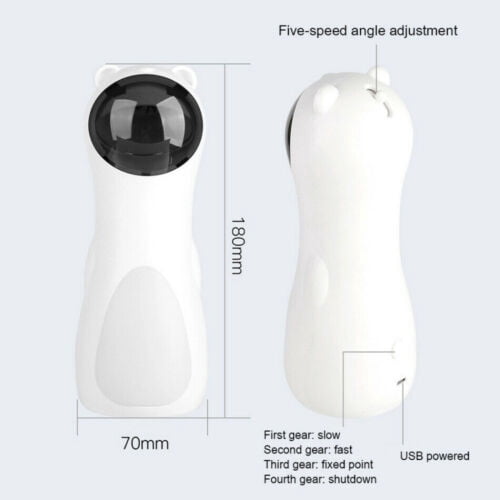 Electric Automatic Cat Laser Toys Interactive Teasing Kitten Laser 360° Rotating