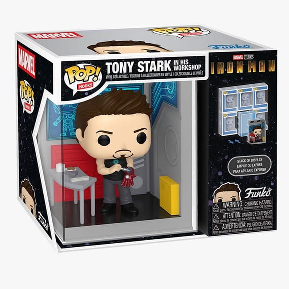 Figura Coleccionable Funko Pop Nooks Marvel Taller de Tony Stark 1 Pieza