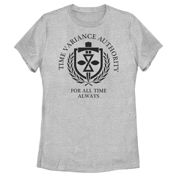 Women's Marvel Loki Time Variance Authority For All Time  Graphic Tee Athletic Heather Small