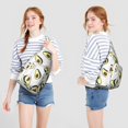 thumbnail image 4 of Cute Avocado Sling Backpack - Playful Kawaii Illustration, Multi-Functional Shoulder Bag, 4 of 4