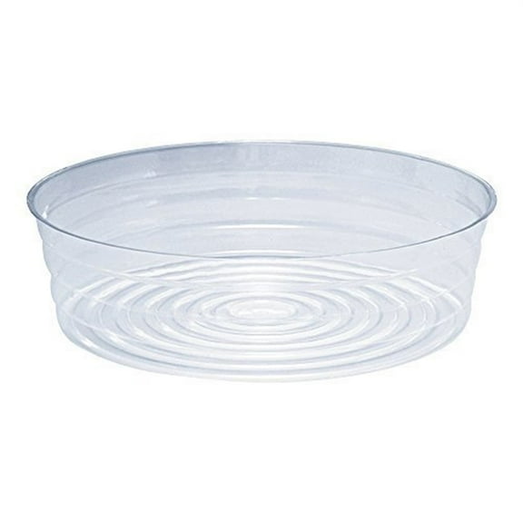 Curtis Wagner Plastic Clear Plastic Pot Saucer, 21"