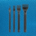 thumbnail image 1 of JUEGO DE 4 UDS DE PERFORADORAS DE MANUALIDADES DE CUERO, HERRAMENTAS DE COSTURA, DIENTE DE ROMBO DE ACERO, HERRAMIENTA ARTESANAL HECHA A MANO, PERFORADORAS CONDONONONES DE CUERO, 1 of 7